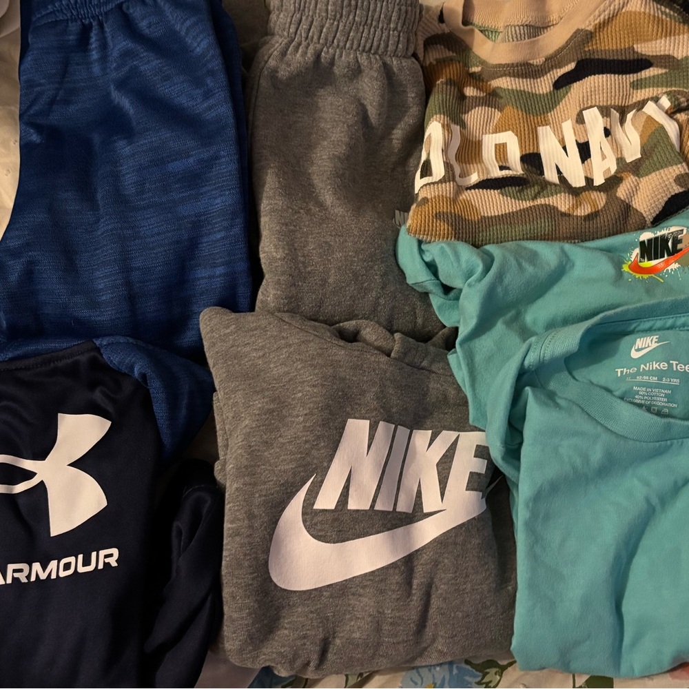 Nike Kids Matching Set - Gray and Teal